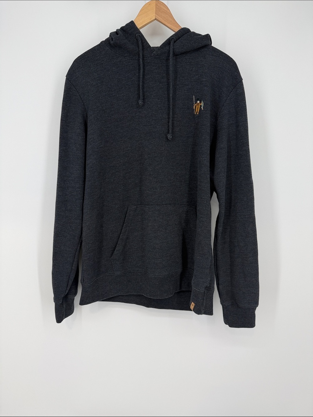 Tentree Men's/Unisex Dark Charcoal Hooded Pullover